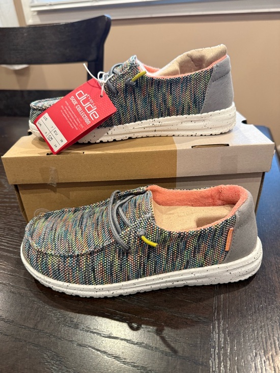 Hey Dude Shoes - NWT Hey Dude Multi-Color Wally Low Slip-On Shoes
